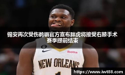 锡安再次受伤鹈鹕官方宣布胖虎将接受右膝手术赛季提前结束